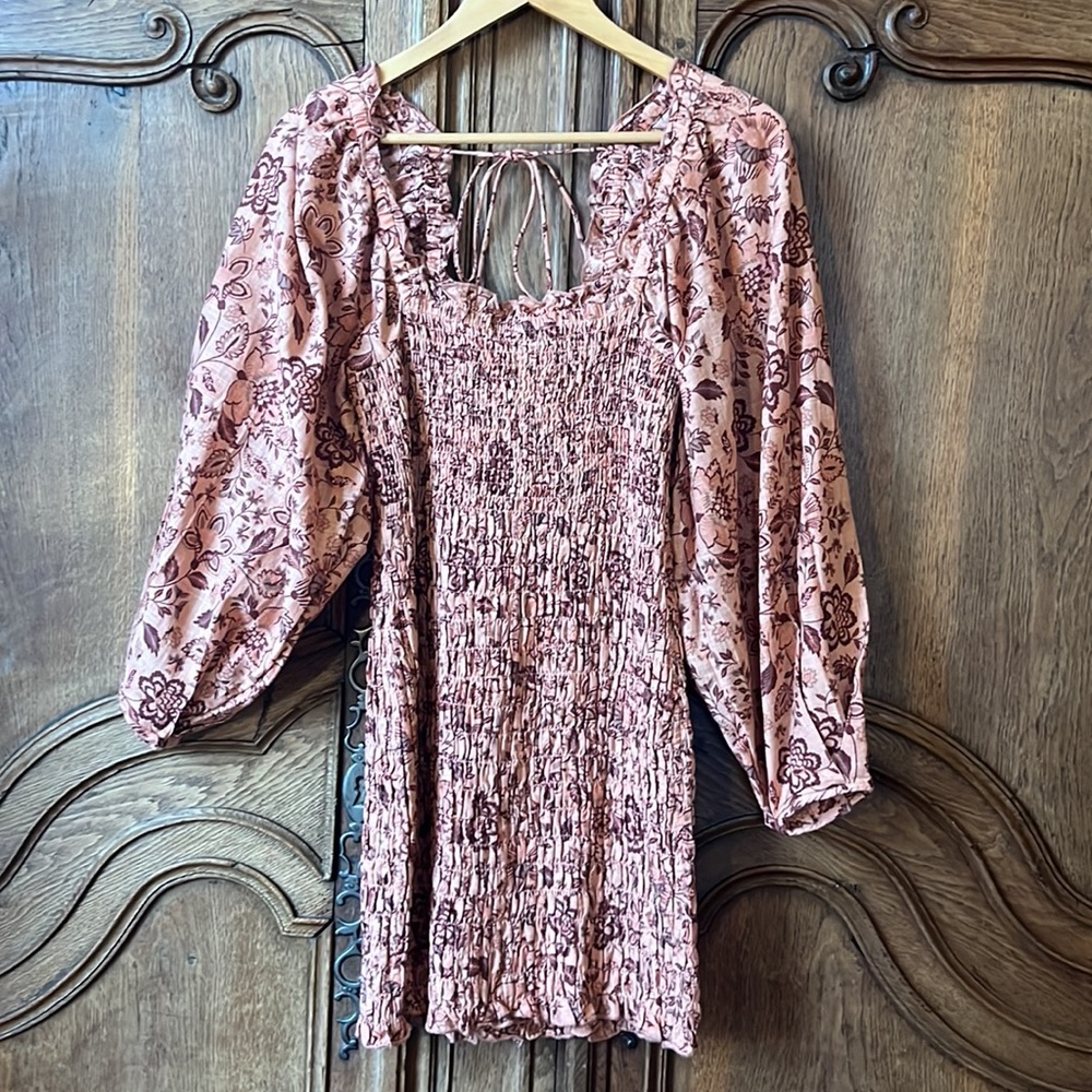 Free People Women’s Smock It to Me Mini Dress - Picture 9 of 15